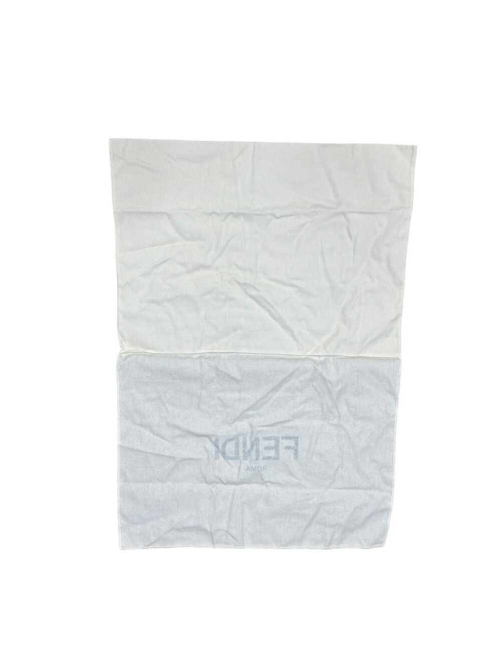 Fendi Roma White Cotton Dust Bag 17"x13" Clutch Purse Handbags Storage Authentic - Picture 5 of 8